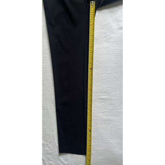 Avenue Montaigne Barolo Pants Straight Leg Black Pockets Stretch Size 10 USA - Picture 5 of 13